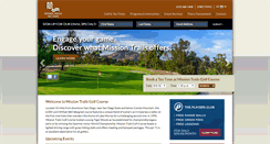 Desktop Screenshot of missiontrailsgc.com