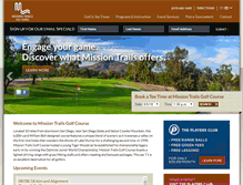 Tablet Screenshot of missiontrailsgc.com